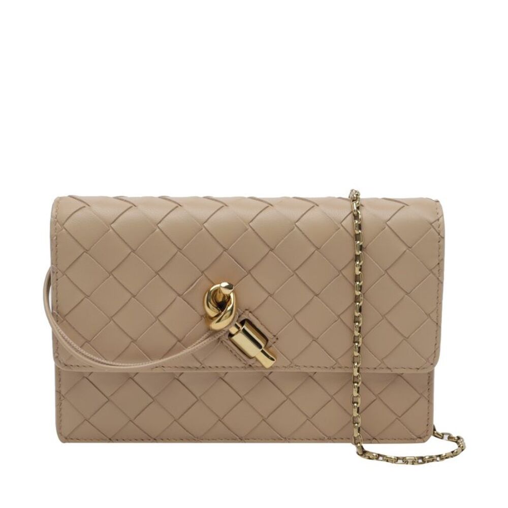 Bottega Veneta Women Andiamo Pouch On Chain